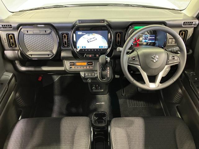 ハスラー ハイブリッドXターボ 4WD 届出済未使用車 DAMDカラビナフェイス テールランプガーニッシュ リアゲートガーニッシュ シートヒーター 全方位モニター付きメモリーナビ・スズキコネクト・CD・DVD再生・Bluetooth(7枚目)