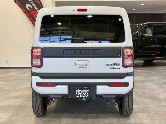ハスラー ハイブリッドXターボ 4WD 届出済未使用車 DAMDカラビナフェイス テールランプガーニッシュ リアゲートガーニッシュ シートヒーター 全方位モニター付きメモリーナビ・スズキコネクト・CD・DVD再生・Bluetooth(11枚目)