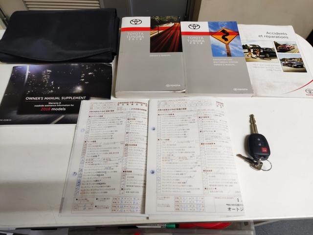 タンドラ クルーマックス　ＳＲ５　４ＷＤリフトアップＢＦグッドリッチＭ／Ｔセーフティセンスレーダークルーズ外ナビ・ＴＶバックカメラ外ＬＥＤヘッドライト　トノカバー　ベッドライナー冬タイヤＡＷ・純正ヘッドライト有　走行距離はキロ表記です（39枚目）