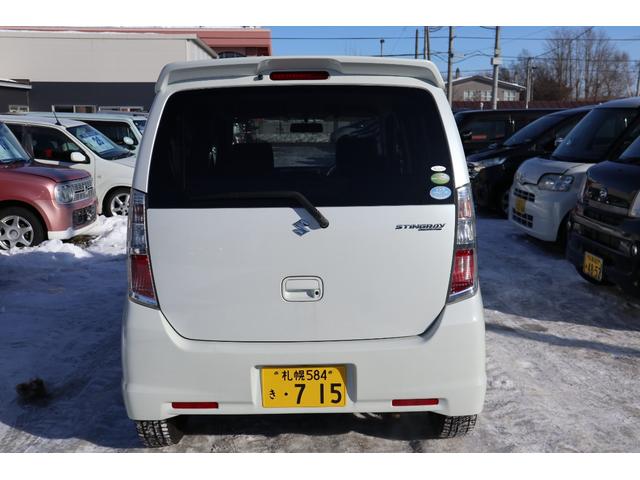 ワゴンＲスティングレー Ｔ　４ＷＤ　スマートキー・走行すくない５．７万キロ・修復なし・ターボ・フロントフォグランプ（5枚目）