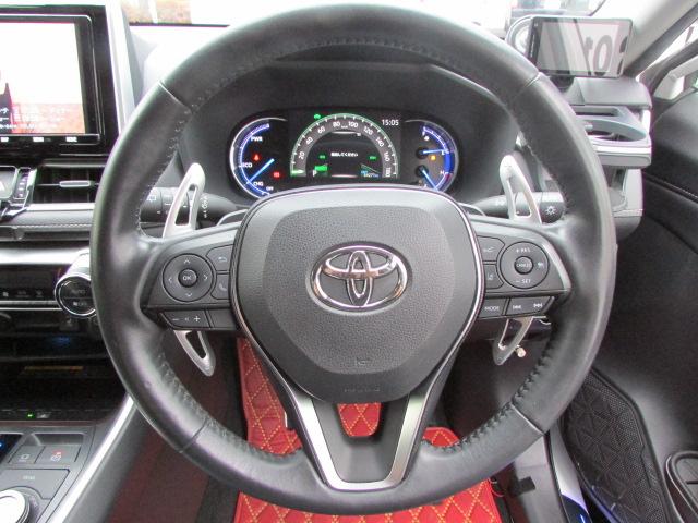 ＲＡＶ４ ハイブリッドＧ　ヒッチメンバー／パワーバックドア／アップサス／モデリスタエアロ／サンルーフ／ビルトインＥＴＣ／クルーズコントロール／シートヒーター／ステアリングヒーター／フルセグＴＶ／バックカメラ／サイドカメラ／（22枚目）