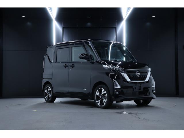 ルークス ハイウェイスター　Ｇターボ　両側電動スライドドア　全方位障害物センサー　アイドリングストップ　ＥＴＣ　オートエアコン　シートヒーター　純性アルミホイール　ナビゲーション　バックカメラ　キーレスエントリー　プッシュスタート（4枚目）