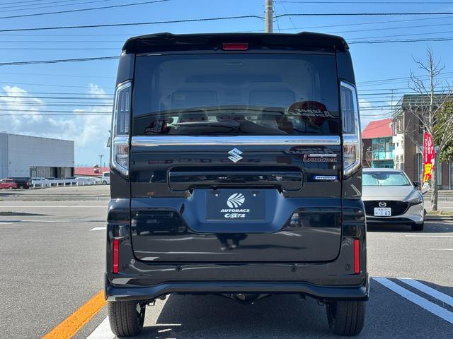 スペーシアカスタム ハイブリッドXS 届出済未使用車 マイルドHV 全方位カメラ付ナヒ 両側パワースライドドア ハーフレザーシート フルLEDヘッドライト ステリモ AAC スズキセーフティサポート 前席シートヒーター(6枚目)