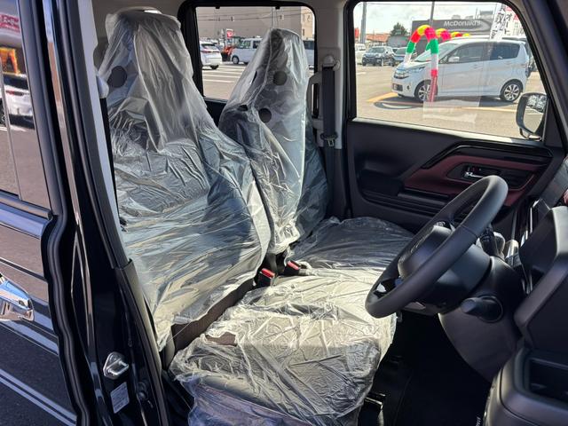 スペーシアカスタム ハイブリッドXS 届出済未使用車 マイルドHV 全方位カメラ付ナヒ 両側パワースライドドア ハーフレザーシート フルLEDヘッドライト ステリモ AAC スズキセーフティサポート 前席シートヒーター(24枚目)