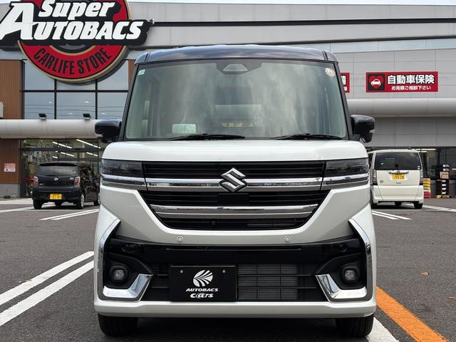 スペーシアカスタム ハイブリッドＸＳターボ　ターボ　純正フルセグナビ　全方位モニター　両側電動スライドドア　スズキセーフティサポート　アダプティブクルーズコントロール　ヘッドアップディスプレイ　運転席＆助手席シートヒーター　ステアリングヒーター（2枚目）