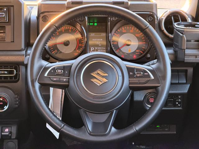 ジムニー ＸＣ　ワンオーナー　パートタイム４ＷＤ　ブレーキＬＳＤ　ヒルディセントコントロール　衝突軽減ブレーキ　車線逸脱警報　シートヒーター　１ＤＩＮ／ＣＤデッキＢｌｕｅｔｏｏｔｈ接続　ＬＥＤヘッドライト　ＥＴＣ（18枚目）