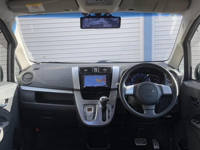 ムーヴ カスタム　ＲＳ　ＳＡ　ターボ　４ＷＤ　スマートアシスト　社外ナビ　地デジ　スマートキー　Ｅｇスターター　革調シートカバー　ミラー型前後ドラレコ　ＬＥＤヘッド　夏１５インチ純正ＡＷ　ヨコハマＩＧ７０　２０２５年製１４インチ（6枚目）