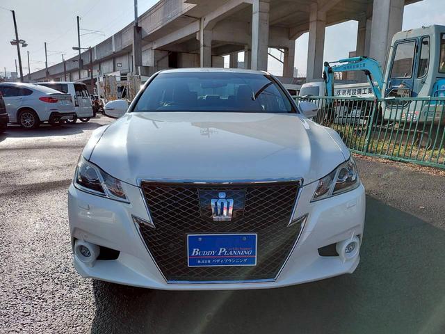 クラウンハイブリッド アスリートＧ　Ｆｏｕｒ　本州仕入　純正ＨＤＤナビフルセグテレビ　バックカメラ　本革シート　シートヒーター　クルーズコントロール　リアサンシェード　ＨＩＤ　アイドリングストップ　スマートキー　パワーシート　メモリーシート（2枚目）