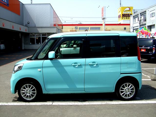 X 4WD 左側パワースライドドア プッシュスタート スマートキー アイドリングストップ 純正CDデッキ ETC オートエアコン ドアバイザー ABS 社外14インチアルミ(7枚目)