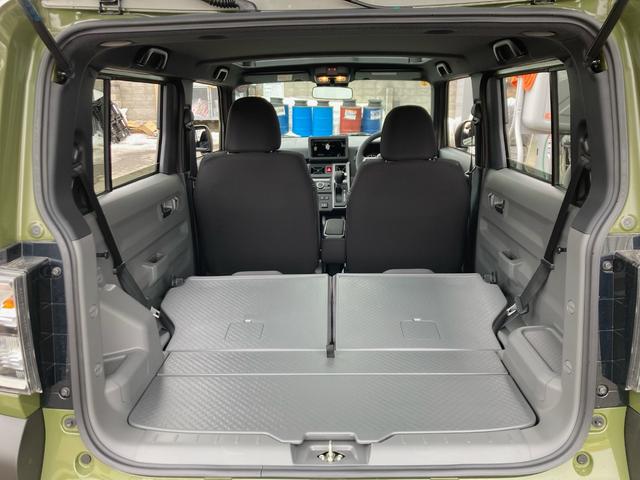 タフト Ｇターボ　ダーククロムベンチャー　届出済未使用車　４ＷＤ　純正ナビ　ＴＶ　ＢＬＵＥＴＯＯＴＨ　バックカメラ　スカイフィールトップ　オートレベリングＬＥＤヘッドライト　ダークブラックメッキパーツ　純正１５インチアルミ（ガンメタ塗装）（38枚目）