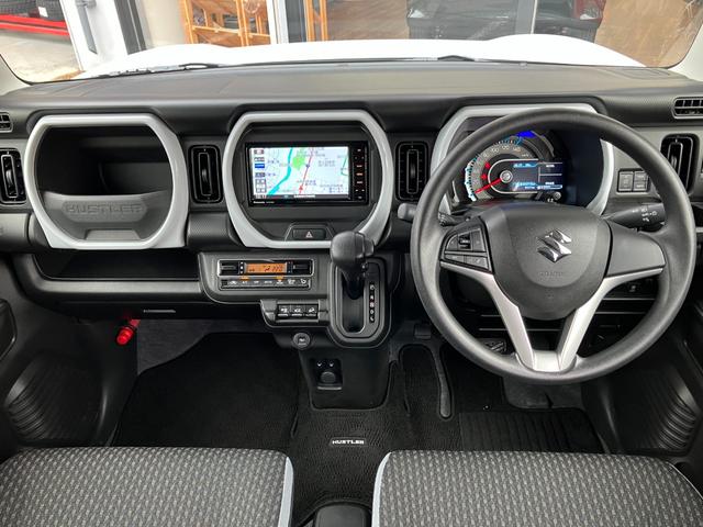 ハスラー ハイブリッドＧ　ワンオーナー　セーフティサポート　オプションナビＴＶ　全方位カメラ　バックカメラ　エンジンスターター　スマートキー２個　シートヒーター　純正１５アルミ／夏タイヤ　社外１５アルミ／冬タイヤ（13枚目）