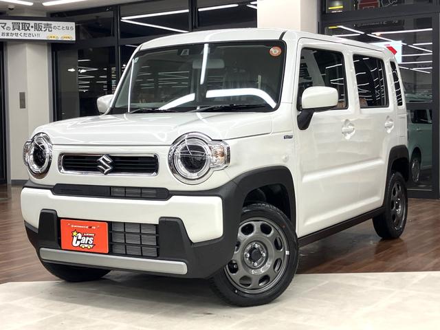 ハスラー ハイブリッドＧ　届出済未使用車　セーフティサポート　デュアルカメラブレーキサポート　アダプティブクルーズコントロール　誤発進抑制機能　ＬＥＤヘッドライト　カーキインパネ　メッキグリル　両側シートヒーター　フロアマット（7枚目）