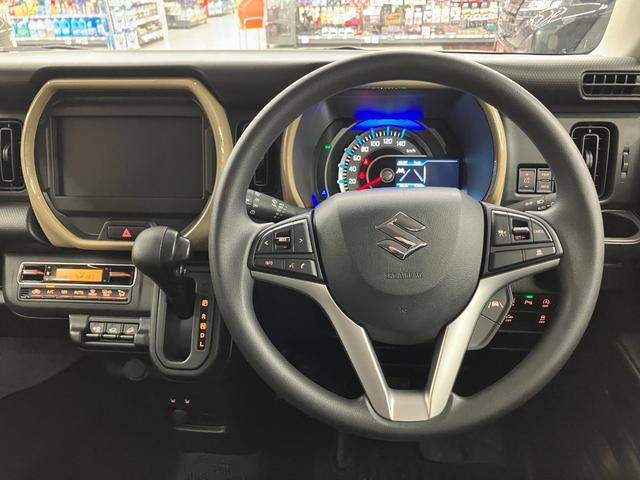 ハスラー ハイブリッドＧ　届出済未使用車　セーフティサポート　デュアルカメラブレーキサポート　アダプティブクルーズコントロール　誤発進抑制機能　ＬＥＤヘッドライト　カーキインパネ　メッキグリル　両側シートヒーター　フロアマット（13枚目）