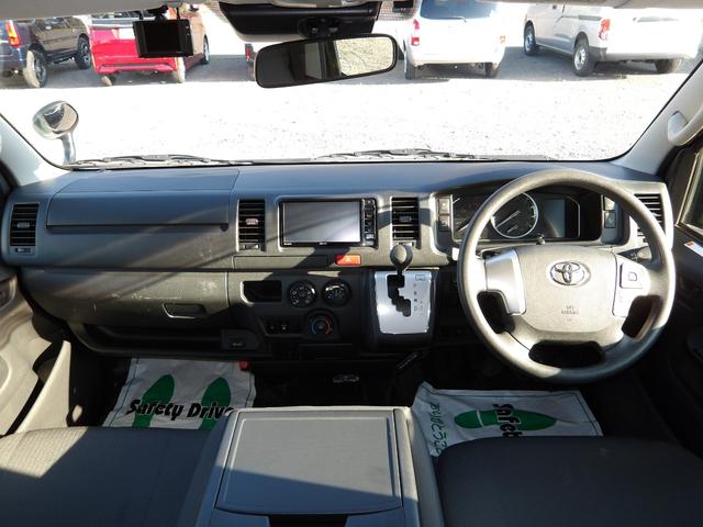 ハイエースバン ＤＸ　４ＷＤ　寒冷地仕様　ナビ　フルセグＴＶ　バックカメラ　エンスタ　リヤヒーター　モデリスタフロントスポイラー（10枚目）