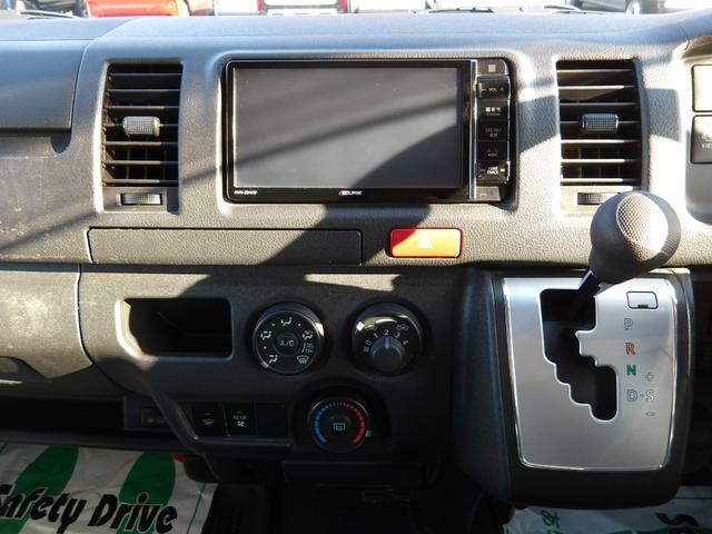 ハイエースバン ＤＸ　４ＷＤ　寒冷地仕様　ナビ　フルセグＴＶ　バックカメラ　エンスタ　リヤヒーター　モデリスタフロントスポイラー（12枚目）