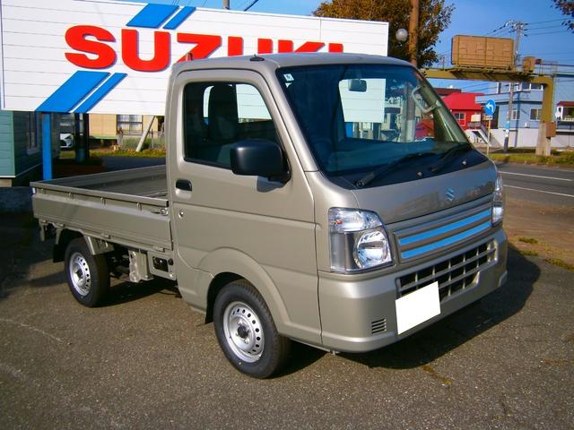 キャリイトラック KCエアコン・パワステ 届出済未使用車 4AT 3方開 前後センサー キーレス エアコン パワステ パワーウィンドウ パワーウィンドー 踏み間違い防止 パートタイム4WD AC オートライト(3枚目)