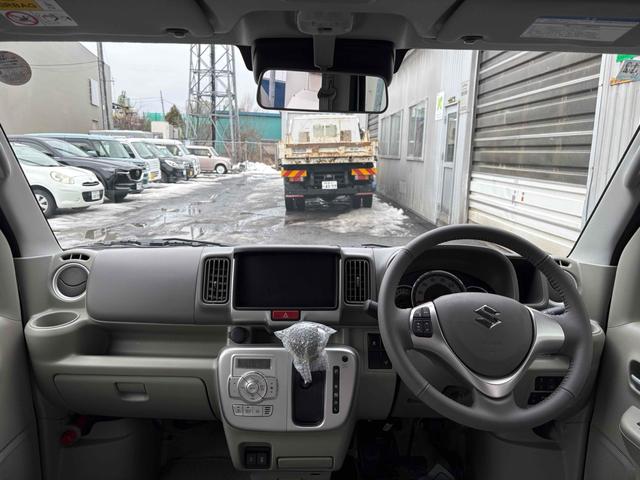 エブリイワゴン ＰＺターボ　４ＷＤ　両側スライド・片側電動　クリアランスソナー　レーンアシスト　衝突被害軽減システム　オートライト　ＬＥＤヘッドランプ　スマートキー　アイドリングストップ　電動格納ミラー　シートヒーター（22枚目）