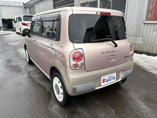 アルトラパンショコラ Ｘ　４ＷＤ　オートライト　ＨＩＤ　スマートキー　アイドリングストップ　電動格納ミラー　シートヒーター　ベンチシート　ＣＶＴ　盗難防止システム　ＡＢＳ　ＣＤ　ＵＳＢ　衝突安全ボディ　エアコン（8枚目）