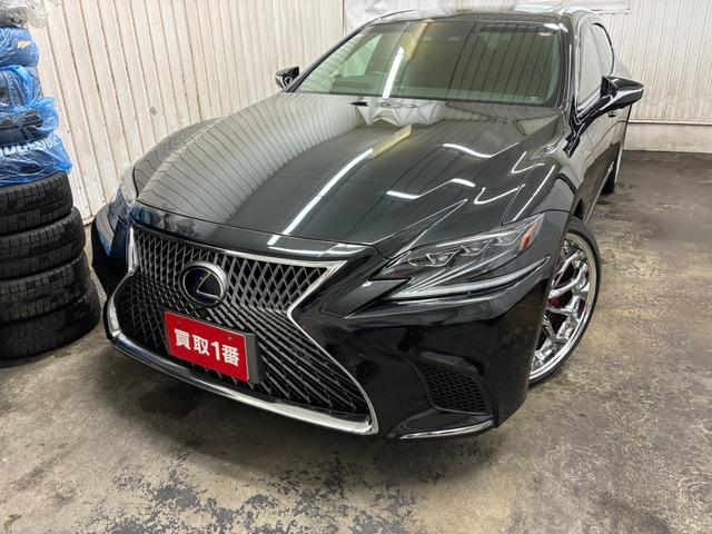 ＬＳ ＬＳ５００ｈ　バージョンＬ　夏冬タイヤ　追従クルコン　サンルーフ　衝突軽減　ドラレコ　エンスタ　電動リアゲート　デジタルインナーミラー　Ｂカメラ　全方位カメラ　コーナーセンサー　シートＡＣ　純正ナビ（5枚目）