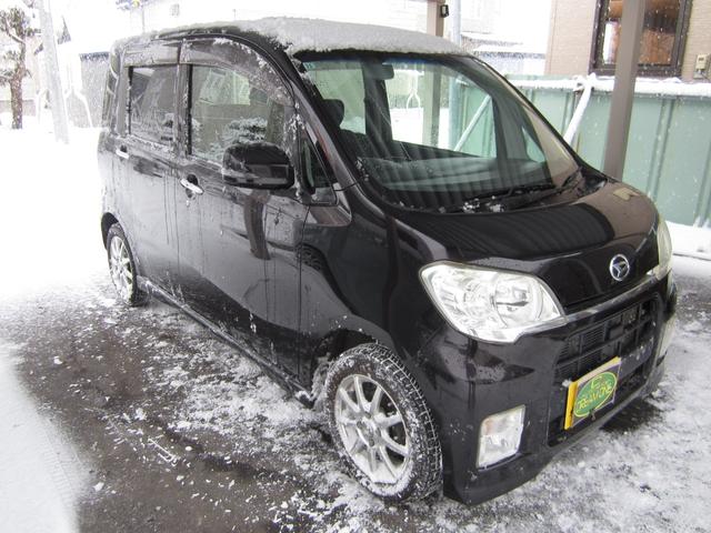 タントエグゼ X 4WD スマートキー HIDライト ナビフルセグTV 衝突安全ボディー盗難防止付き 運転席助手席エアバック ABSブレーキ プライバシーガラス 夏冬アルミ(3枚目)