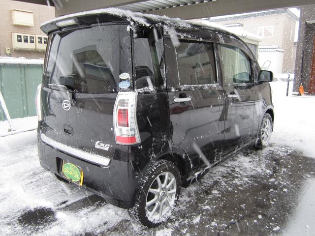 タントエグゼ X 4WD スマートキー HIDライト ナビフルセグTV 衝突安全ボディー盗難防止付き 運転席助手席エアバック ABSブレーキ プライバシーガラス 夏冬アルミ(4枚目)