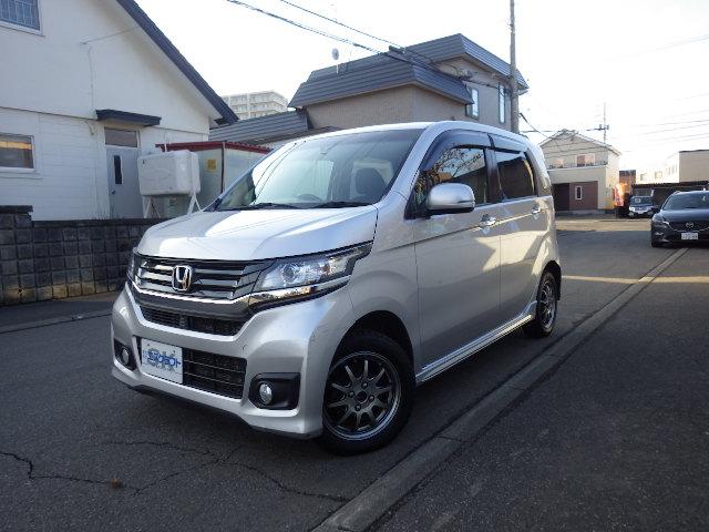 N-WGNカスタム G・Aパッケージ 4WD 純正ナビ ワンセグTV Bluetooth バックカメラ HID スマートキー 夏冬タイヤ(2枚目)