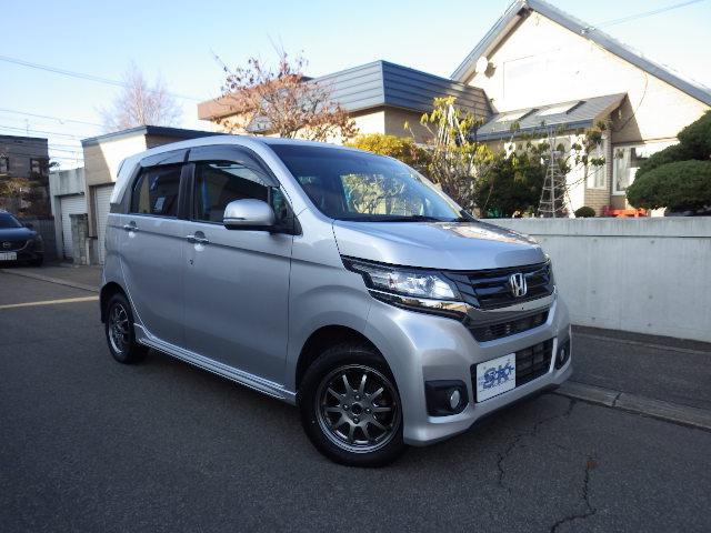 N-WGNカスタム G・Aパッケージ 4WD 純正ナビ ワンセグTV Bluetooth バックカメラ HID スマートキー 夏冬タイヤ(7枚目)