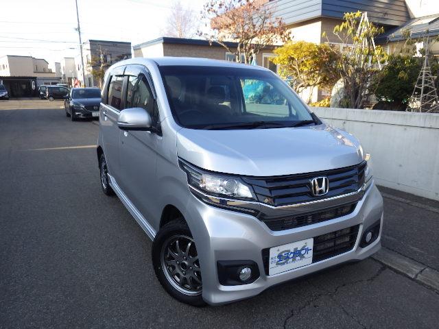 N-WGNカスタム G・Aパッケージ 4WD 純正ナビ ワンセグTV Bluetooth バックカメラ HID スマートキー 夏冬タイヤ(8枚目)