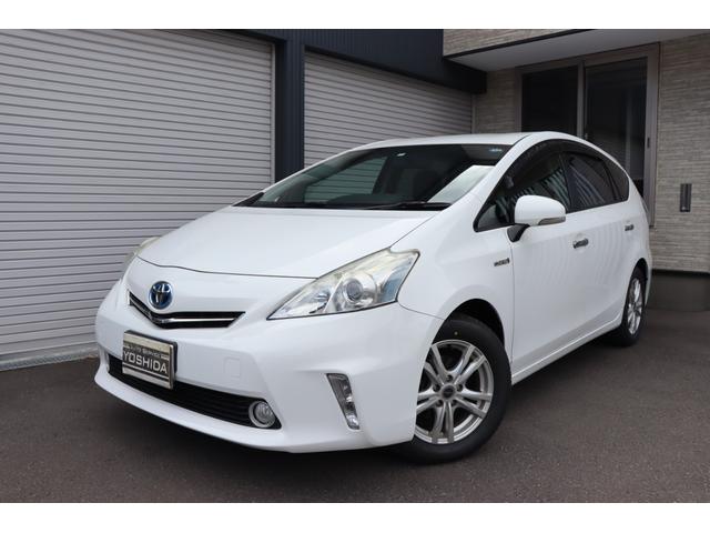 プリウスアルファ - トヨタ Ｓ ハイブリッド トヨタ車検整備付き 夏
