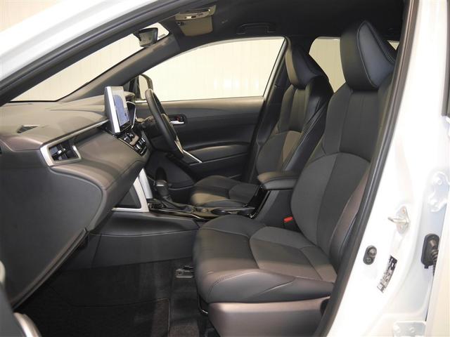 カローラクロス ハイブリッド Z 電動シート 半革シート 衝突軽減ブレ メモリーナビ AC100V LEDライト オートクルーズコントロール ミュージックプレイヤー接続可 キーレス アルミホイール フルセグTV ドラレコ 4WD(12枚目)