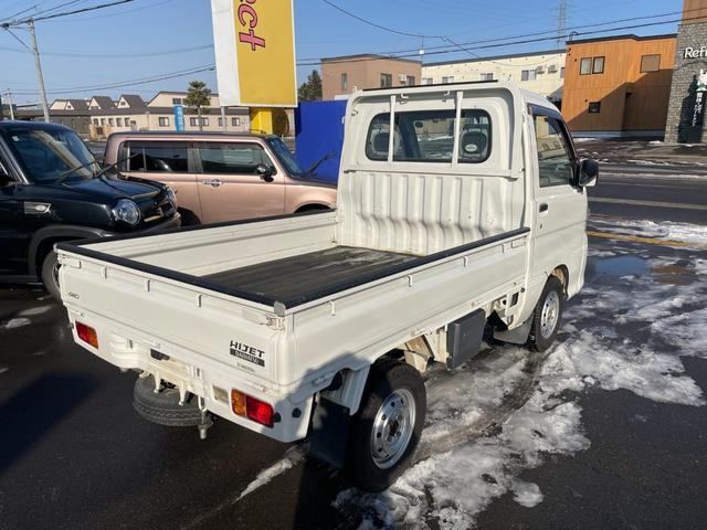 ハイゼットトラック エアコン パワステ スペシャル 4WD 夏冬タイヤ付き タイミングチェーン車(7枚目)