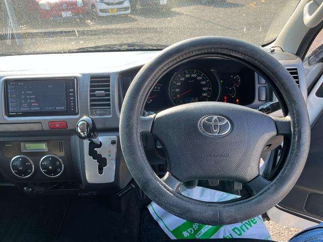 レジアスエースバン ロングスーパーGL 本州仕入れ キーレス 社外ナビTV バックカメラ ETC リアヒーター リアクーラー HIDヘッドライト ドライブレコーダー 社外Aw(22枚目)