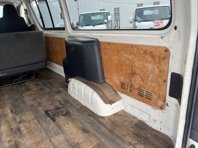 ハイエースバン ロングDX 寒冷地仕様 ナビTV 4型フェイス 1ナンバー登録 リアヒーター ヒッチメンバー オーバーフェンダー(33枚目)