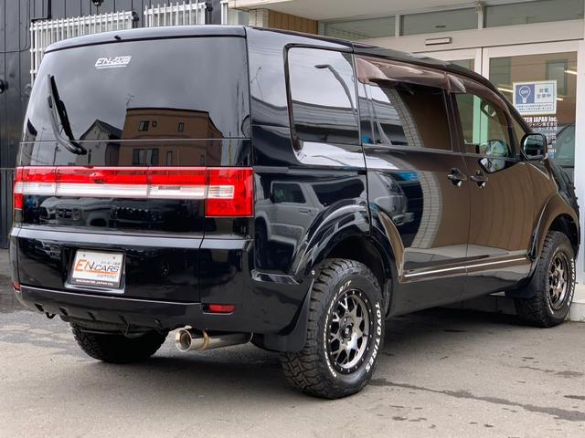 JAOS デリカD5 後期　オーバーフェンダー　塗装済み【左後ろのみ】 JAOS フェンダーガーニッシュ type-S 塗装品 マットブラック