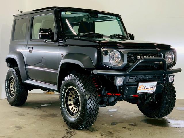 ジムニーシエラ ＪＣ　登録済未使用車／ＥＮ－リフトアップカスタム／３インチリフトアップ／ノックスドール防錆施工／前後オリジナルパイプバンパー／オープンカントリーＭＴ２２５・７５Ｒ１６／Ｈ１２ショットガンＡＷ／ランプ類ＬＥＤ（3枚目）