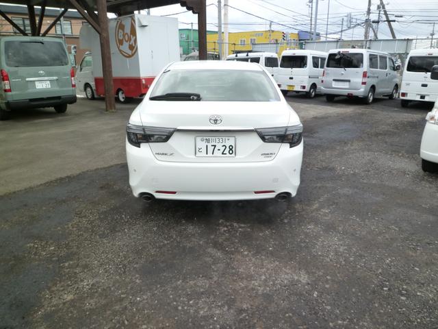 マークX 250G Four Fパッケージ あんしん保証付き☆ レーンキープアシスト・プリクラッシュセーフティ・オートライト・パキングソナー・ナビ・クルコン・デアイサ・電動格納式ドアミラー・純正ホイール(5枚目)