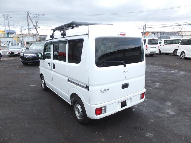 スクラム ＰＡ　ハイルーフ　ＡＧＳ車　キャンピング仕様　あんしん保証付き☆　ベッドキット・室内キャンピングスツールあり・エンスタ・集中ドアロック・パートタイム４ＷＤ・ＥＴＣ・ポータブルナビ・２ｎｄ発進・ルーフキャリア・ＡＧＳ（3枚目）