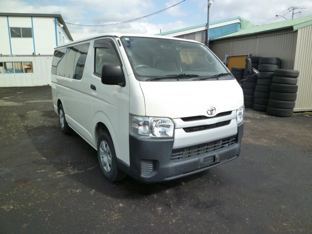 ハイエースバン ロングＤＸ　あんしん保証付き☆　寒冷地仕様・９人乗・バックカメラ・ドラレコ前・リアヒーター・キーレス・ハロゲンヘッドライト・パワーヒーター・社外ナビ・ライトレベライザー・ＡＢＳ（7枚目）