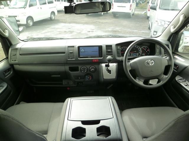 ハイエースバン ロングＤＸ　あんしん保証付き☆　寒冷地仕様・９人乗・バックカメラ・ドラレコ前・リアヒーター・キーレス・ハロゲンヘッドライト・パワーヒーター・社外ナビ・ライトレベライザー・ＡＢＳ（11枚目）