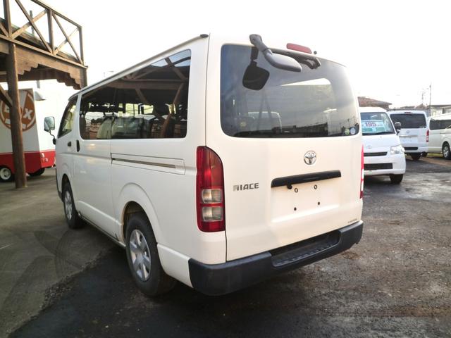 ハイエースバン ロングDX 寒冷地仕様・9人乗・Rヒーター付 あんしん保証付き☆ ドラレコ・バックカメラ・リヤヒーター・片側スライドア・ETC(3枚目)