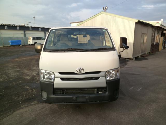 ハイエースバン ロングDX 寒冷地仕様・9人乗・Rヒーター付 あんしん保証付き☆ ドラレコ・バックカメラ・リヤヒーター・片側スライドア・ETC(8枚目)