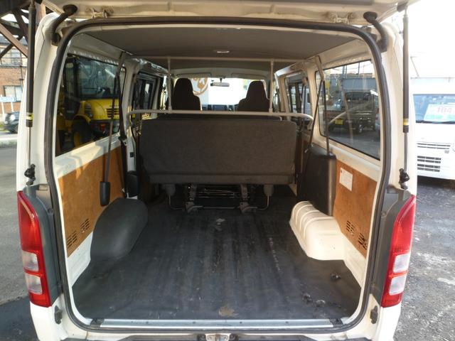 ハイエースバン ロングDX 寒冷地仕様・9人乗・Rヒーター付 あんしん保証付き☆ ドラレコ・バックカメラ・リヤヒーター・片側スライドア・ETC(25枚目)