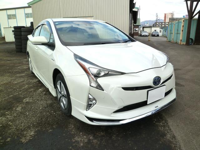 プリウス A あんしん保証付き☆ モデリスタエアロ・パーキングアシスト・バックカメラ・ヘッドアップディスプレイ・ブラインドスポットモニター・クルコン・パーキングソナー・ETC・デアイサ(7枚目)