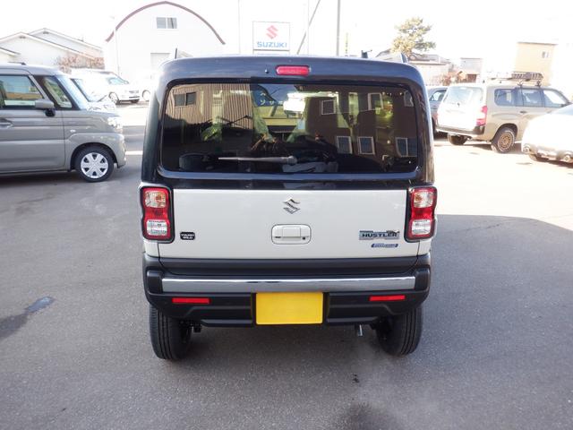 ハスラー タフワイルド　全方位モニター付きナビ装着車　全方位モニター・純正ＡＷ・ＬＥＤヘッドライト・ルーフレール・バックカメラ・シートヒーター・オートライト・アイドリングストップ・レーンキープアシスト・プリクラッシュセーフティ（4枚目）