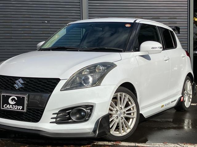 スイフトスポーツ ベースグレード ワンオーナー 6速マニュアル フルエアロ リヤウィング タワーバー 社外マフラー クルコン(4枚目)