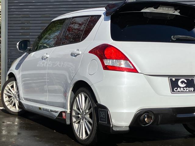 スイフトスポーツ ベースグレード ワンオーナー 6速マニュアル フルエアロ リヤウィング タワーバー 社外マフラー クルコン(15枚目)