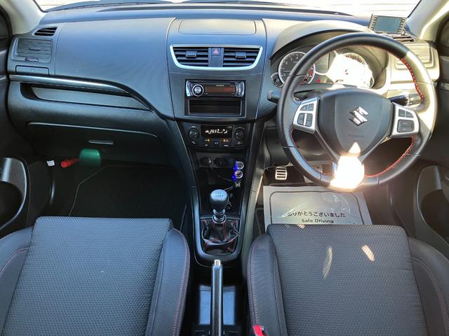 スイフトスポーツ ベースグレード ワンオーナー 6速マニュアル フルエアロ リヤウィング タワーバー 社外マフラー クルコン(30枚目)