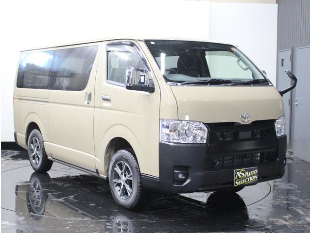 ハイエースバン ロングスーパーＧＬ　寒冷地仕様車♪デジタルインナーミラー♪両側パワースライドドア♪プッシュスタート♪スマートキー♪ＬＥＤライト♪全方位カメラ♪リアエアコン・ヒーター付き♪ＡＣ１００Ｖ♪クリアランスソナー♪２０ｔｈ記念車（6枚目）