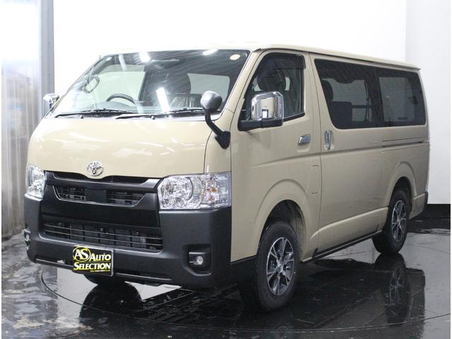 ハイエースバン ロングスーパーＧＬ　寒冷地仕様車♪デジタルインナーミラー♪両側パワースライドドア♪プッシュスタート♪スマートキー♪ＬＥＤライト♪全方位カメラ♪リアエアコン・ヒーター付き♪ＡＣ１００Ｖ♪クリアランスソナー♪２０ｔｈ記念車（7枚目）