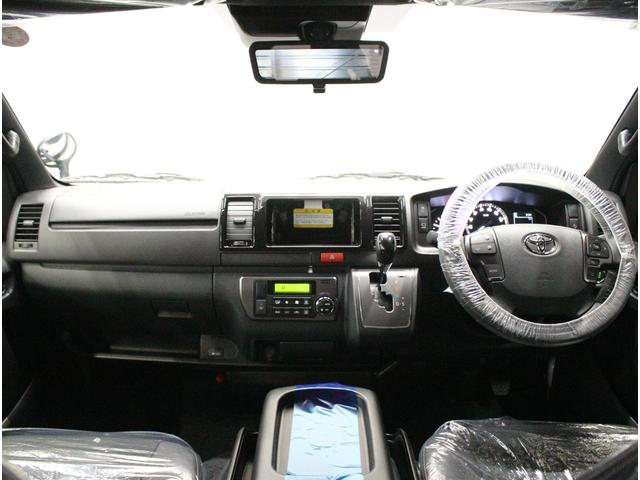ハイエースバン 　寒冷地仕様♪ダークプライム専用パネル♪デジタルインナーミラー♪両側パワースライドドア♪プッシュスタート♪♪ＬＥＤライト♪２０ｔｈ記念車♪全方位カメラ♪リアエアコン・ヒーター付き♪ＡＣ１００Ｖ♪（14枚目）